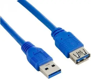 Kabllo Lanberg USB-A - USB-A USB (CA-US3E-10CC-0030-B), 3 m, e kaltër