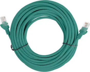 Kabllo interneti Lanberg RJ-45 / RJ-45 cat.5e, 10m, e gjelbër