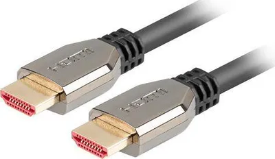 Kabëll LANBERG HDMI - HDMI 0.5m (CA-HDMI-30CU-0005-BK), e zezë - 2