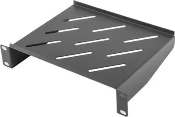 Raft Lanberg 10' 310 mm (1U, 254x180 mm, kapacitet ngarkese deri në 20 kg), i zi