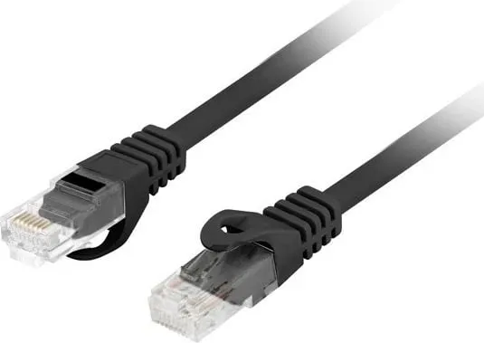 Kabllo rrjeti Lanberg Patchcord CAT6 UTP, 0.25m, LSZH, i zi - 1
