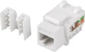 Modul keystone i lidhur RJ45 – Cat.5e, 90° për kuti montimi (KSU5-1090)
