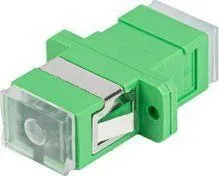 Adapter fibër optike Lanberg SM SC/APC, simplex, 25 copë, transparent - 1