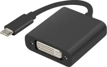 Përshtatës Lanberg USB-C - DVI, i zi