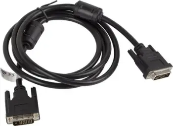 Kabllo Lanberg DVI-D në DVI-D, 3m, e zezë