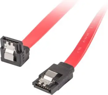 Kabllo SATA - SATA Lanberg CA-SASA-13CU-0050-R, 0.5m, e kuqe