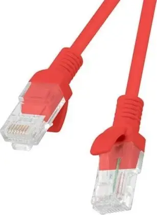 Kabllo Lanberg Patchcord PCU5-20CC-0025-R, 0.25m, e kuqe