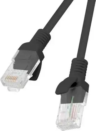 Kabllo rrjeti Lanberg PCU5-20CC-0100-BK, Cat5e, 1 m, E zezë, 10 copë