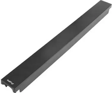 Panel mbulues LANBERG 19" 1U, plastik, i zi - 1