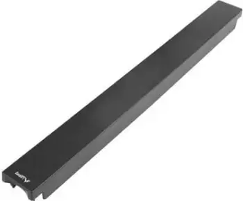 Panel mbulues LANBERG 19" 1U, plastik, i zi