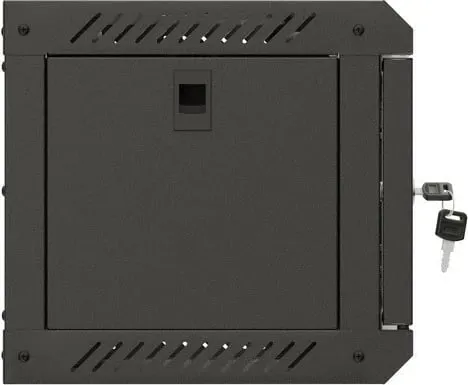 Kasë RACK LANBERG 10" 4U, e zezë, dyer xhami - 4