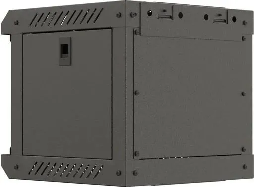 Kasë RACK LANBERG 10" 4U, e zezë, dyer xhami - 7