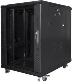 Kasë rack LANBERG FF01-6815-12B, 19", 15U, e zezë