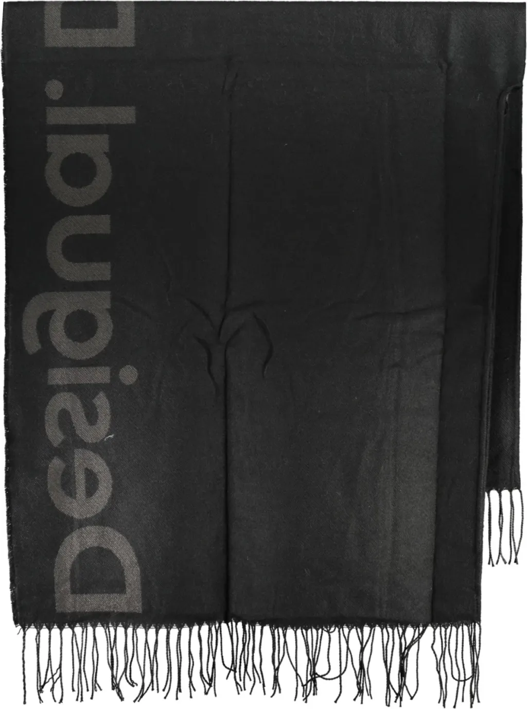 Poncho DESIGUAL për femra, e zezë - 2