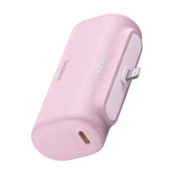 Powerbank Baseus OS-Baseus Compact IP, 5000mAh, 20W, rozë
