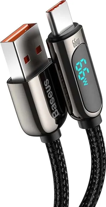 Kabllo Baseus Display USB në USB-C, 2m, 66W, e gjelbër - 2