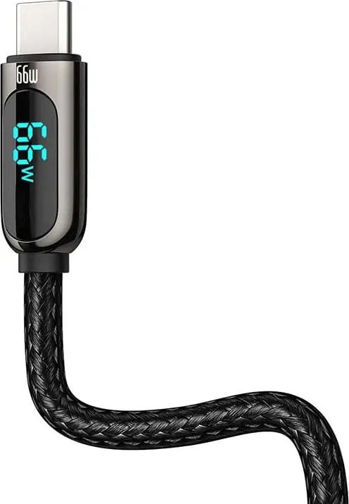 Kabllo Baseus Display USB në USB-C, 2m, 66W, e gjelbër - 3