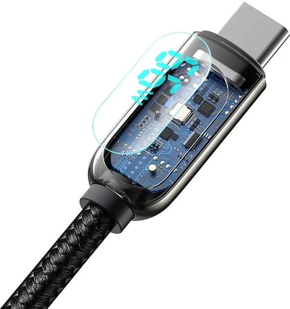 Kabllo Baseus Display USB në USB-C, 2m, 66W, e gjelbër - 4