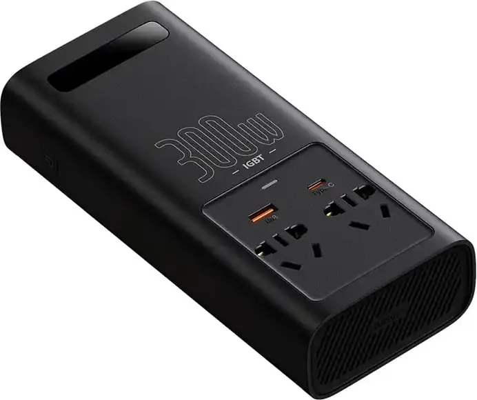 Inverter energjie për veturë Baseus CGNB0101, 300W, 220V, e zezë - 3