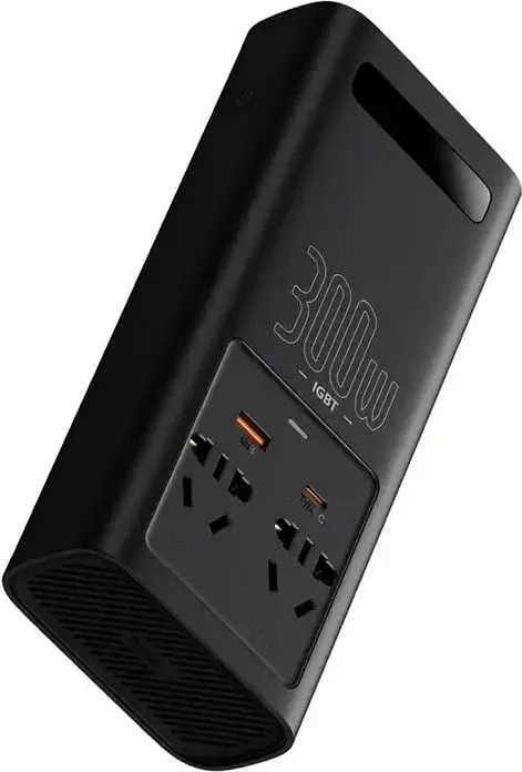 Inverter energjie për veturë Baseus CGNB0101, 300W, 220V, e zezë - 4