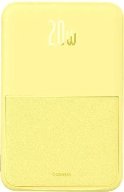 Powerbank Baseus MagPro Magnetic 5000mAh 20W, MagSafe, verdhë - 3