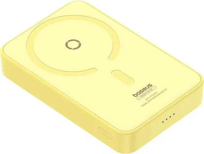 Powerbank Baseus MagPro Magnetic 5000mAh 20W, MagSafe, verdhë - 4