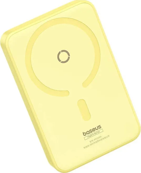 Powerbank Baseus MagPro Magnetic 5000mAh 20W, MagSafe, verdhë - 5