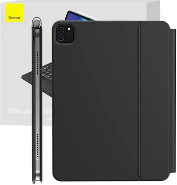 Mbështjellës me tastierë Baseus Brilliance për iPad Pro 12.9" (2018/2020/2021), Gri
