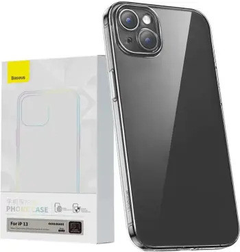 Mbështjellës Baseus Simple për iPhone 13, transparent