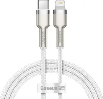Kabllo USB-C në Lightning Baseus Cafule, 1m, 20W, vjollcë