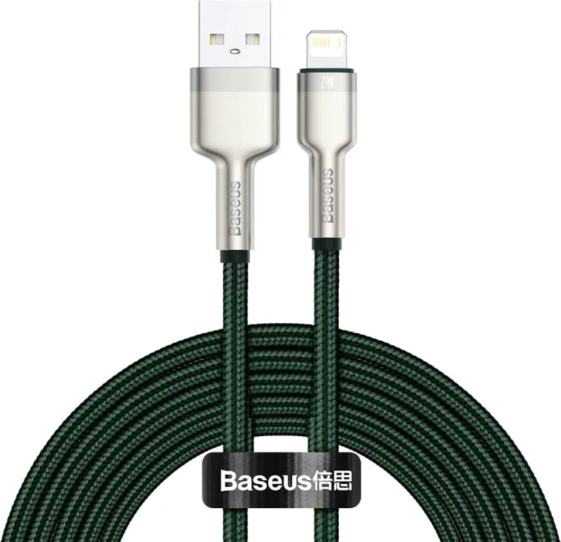Kabllo USB në Lightning Baseus CALJK-B06, 2m, e gjelbër - 2