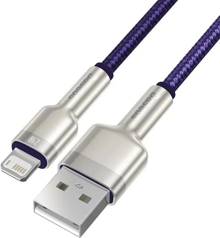 Kabllo USB në Lightning Baseus CALJK-A05, 1m, vjollcë - 2