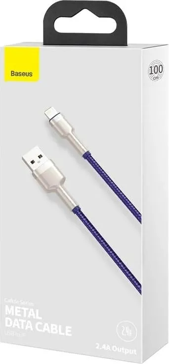 Kabllo USB në Lightning Baseus CALJK-A05, 1m, vjollcë - 5