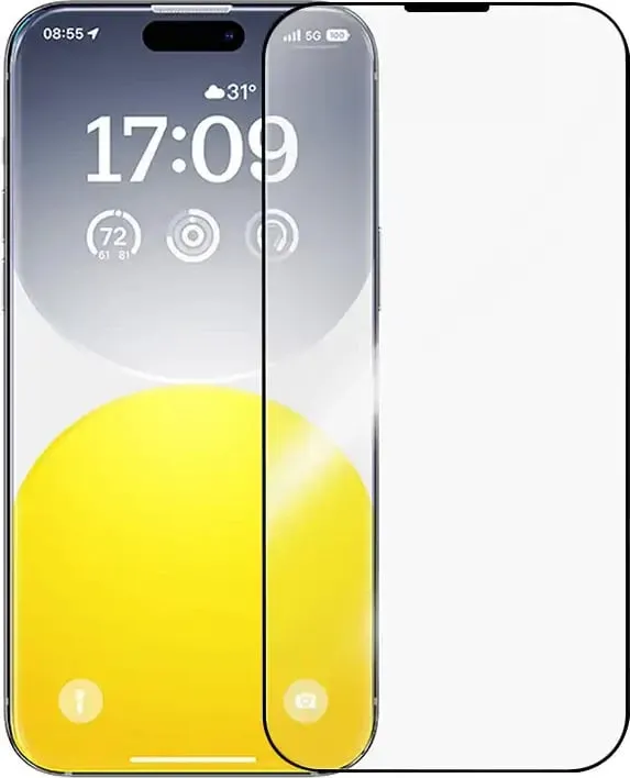 Mbështjellës xhami i temperuar Baseus Diamond 0.3mm për iPhone 15 Pro - 2