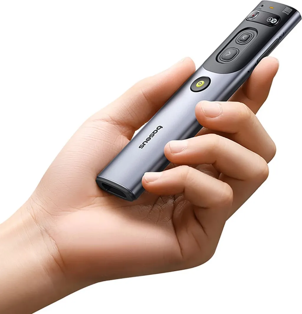 Lazer pointer Baseus Orange Dot BS-OH065 me AI dhe përkthim automatik, Gri - 2