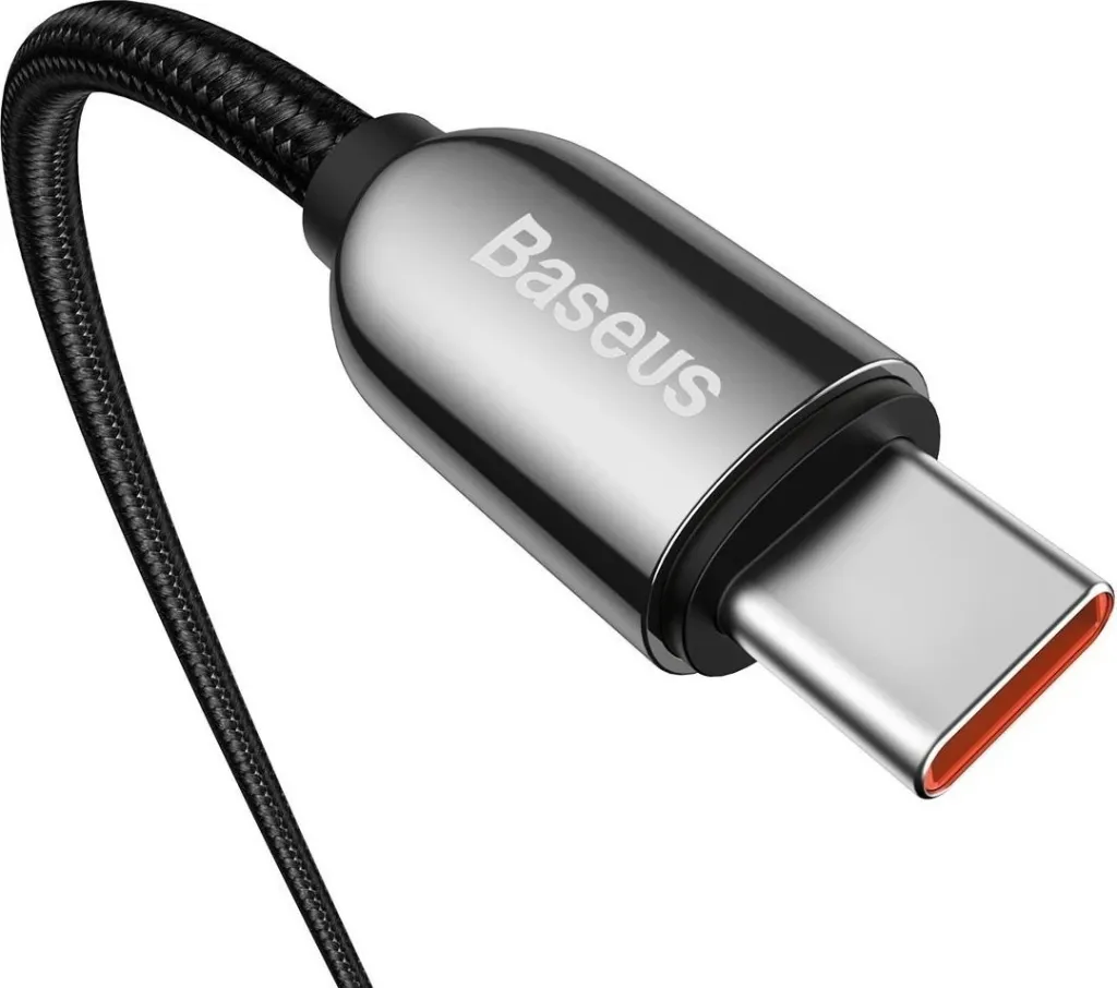 Kabllo USB-C në USB-C Baseus CATWJ-01, 1m, 100W, e zezë - 4