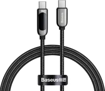 Kabllo USB-C në USB-C Baseus CATWJ-01, 1m, 100W, e zezë