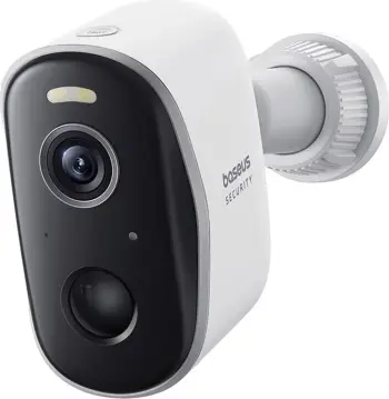 Kamerë sigurie Baseus N1 Plus 2K, pa tela, IP67, 7800mAh, e bardhë