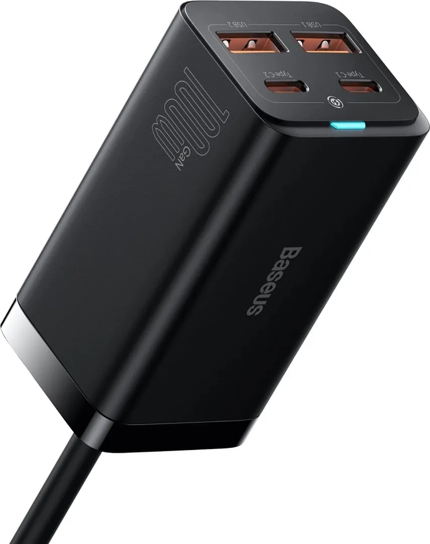 Karikues universal Baseus GaN3 Pro, 100W, 2x USB-C, 2x USB-A, i zi - 1