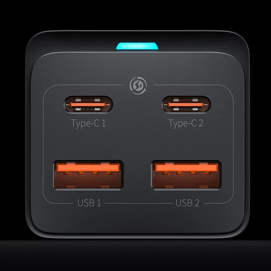 Karikues universal Baseus GaN3 Pro, 100W, 2x USB-C, 2x USB-A, i zi - 15
