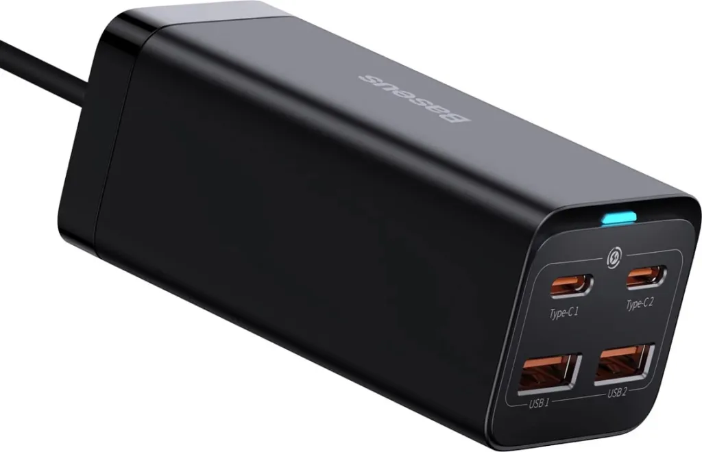 Karikues universal Baseus GaN3 Pro, 100W, 2x USB-C, 2x USB-A, i zi - 4