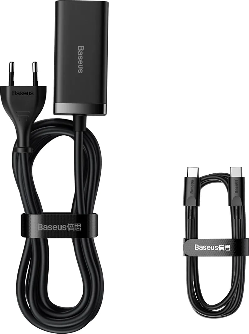 Karikues universal Baseus GaN3 Pro, 100W, 2x USB-C, 2x USB-A, i zi - 8