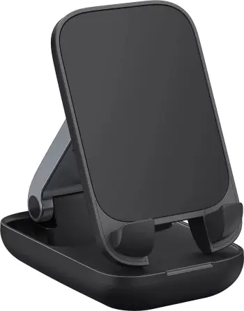 Mbajtës i rregullueshëm për celular Baseus Seashell Series, B10551500111-00, i zi