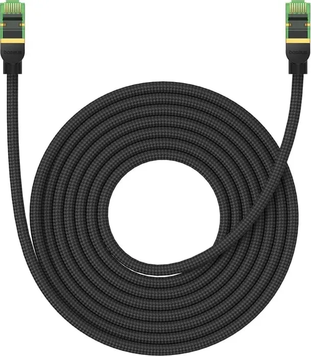 Kabllo rrjeti Baseus RJ45 Cat 8, 8m, 40Gbps, e zezë - 1
