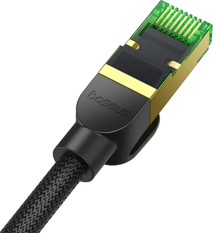Kabllo rrjeti Baseus RJ45 Cat 8, 8m, 40Gbps, e zezë - 7