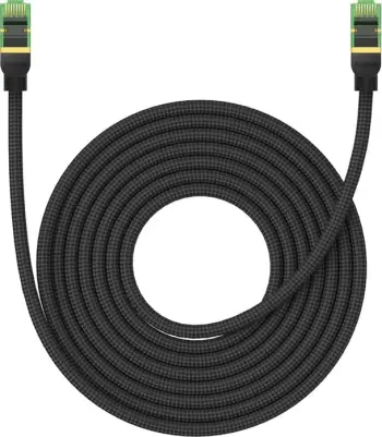 Kabllo rrjeti Baseus RJ45 Cat 8, 8m, 40Gbps, e zezë