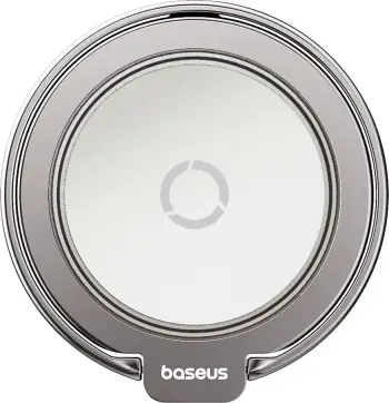 Mbështjellës magnetik Baseus MagPro II me qëndrus, për MagSafe, Titanium