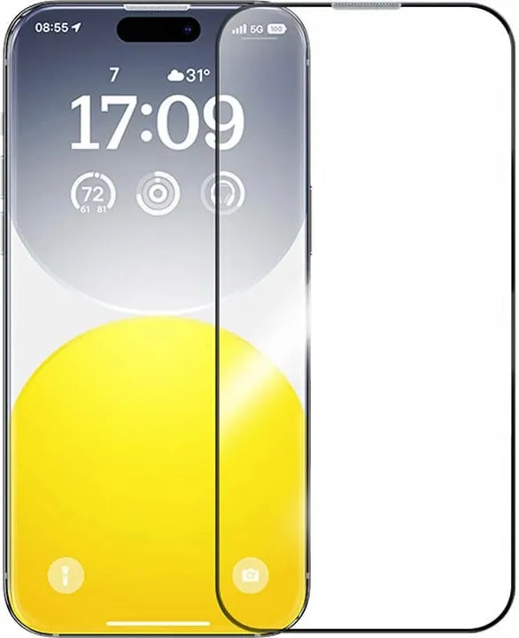 Xham i temperuar Baseus Sapphire 0.3mm për iPhone 15 - 2
