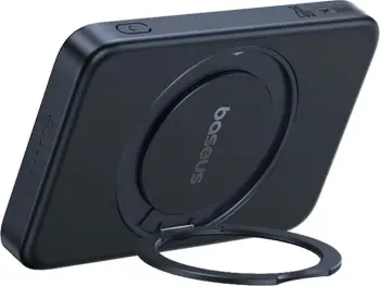 Powerbank magnetik me stand, Baseus, PicoGo Qi2 (P10076802123-00), 5000mAh, 20W, karikim wireless, i zi