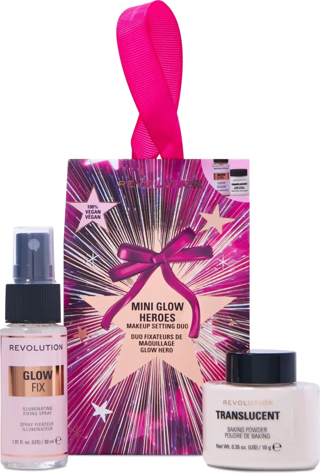 Revolution Mini Glow Heroes Makeup Setting Duo - Gift Set - 1